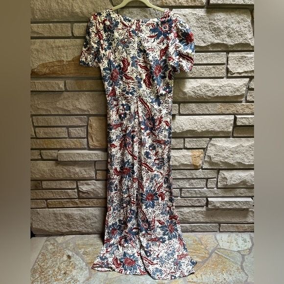 WALTER BAKER Jada Dancing Lotus Maxi Dress Floral Print bohemian Sz 6 - Picture 3 of 10